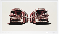 Jamie Reid - Nowhere Buses (Signed, Numbered, 2007)