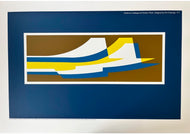 Tom Eckersley - Heathrow Mural Limited Edition Print.