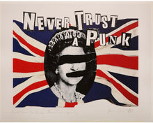 Jamie Reid - Never Trust A Punk, 2007 (Signed Artist's Proof)