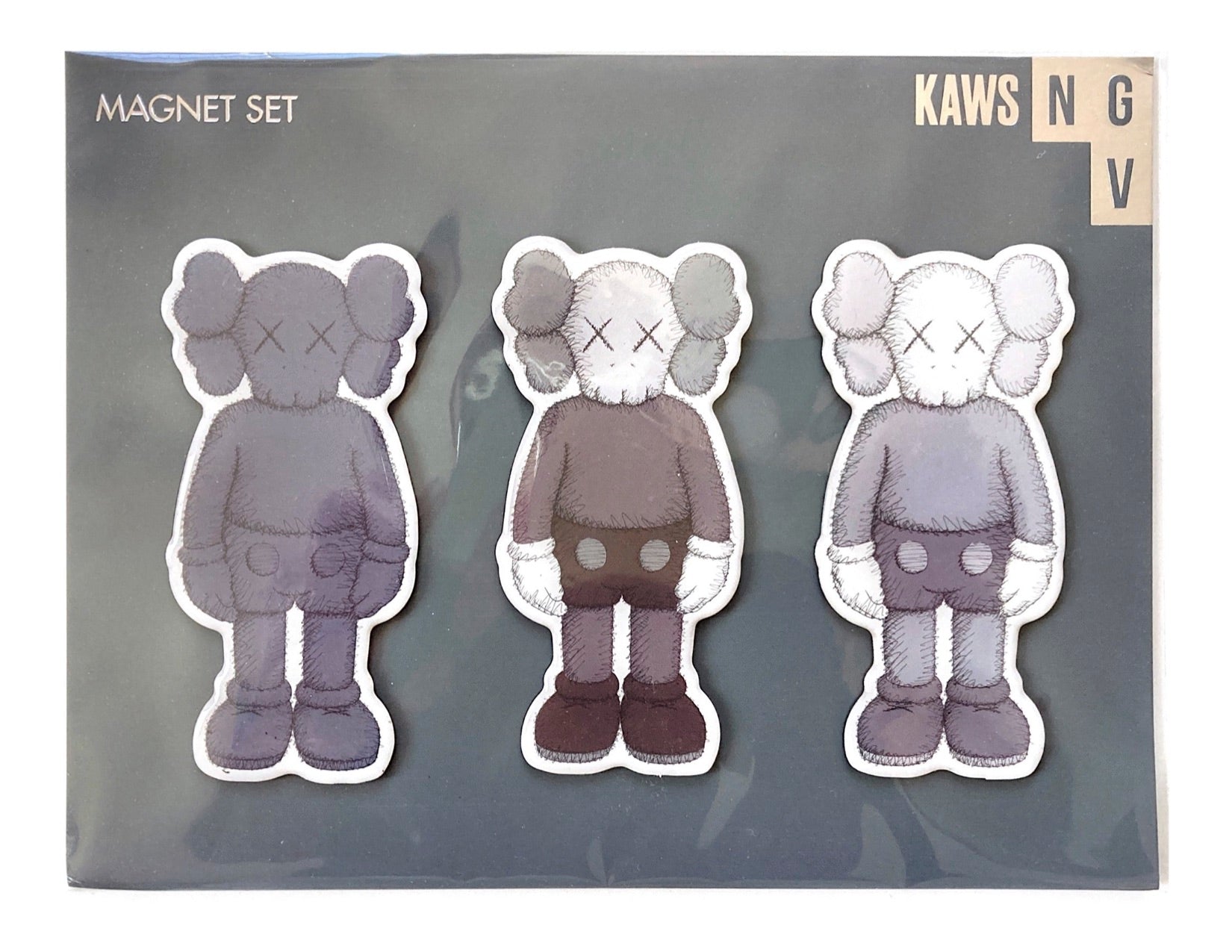 KAWS カウズ Magnets （Set of 3） KAWS - Set of 3 Fridge Magnets – Tumbling Dice London