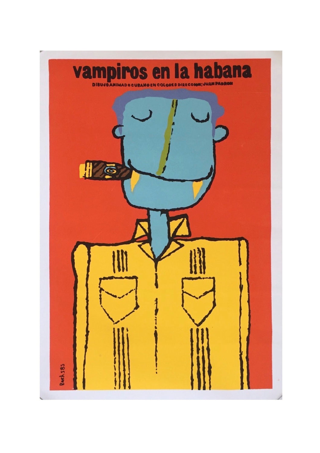 Vampiros En La Habana - Original Cuban Movie Poster